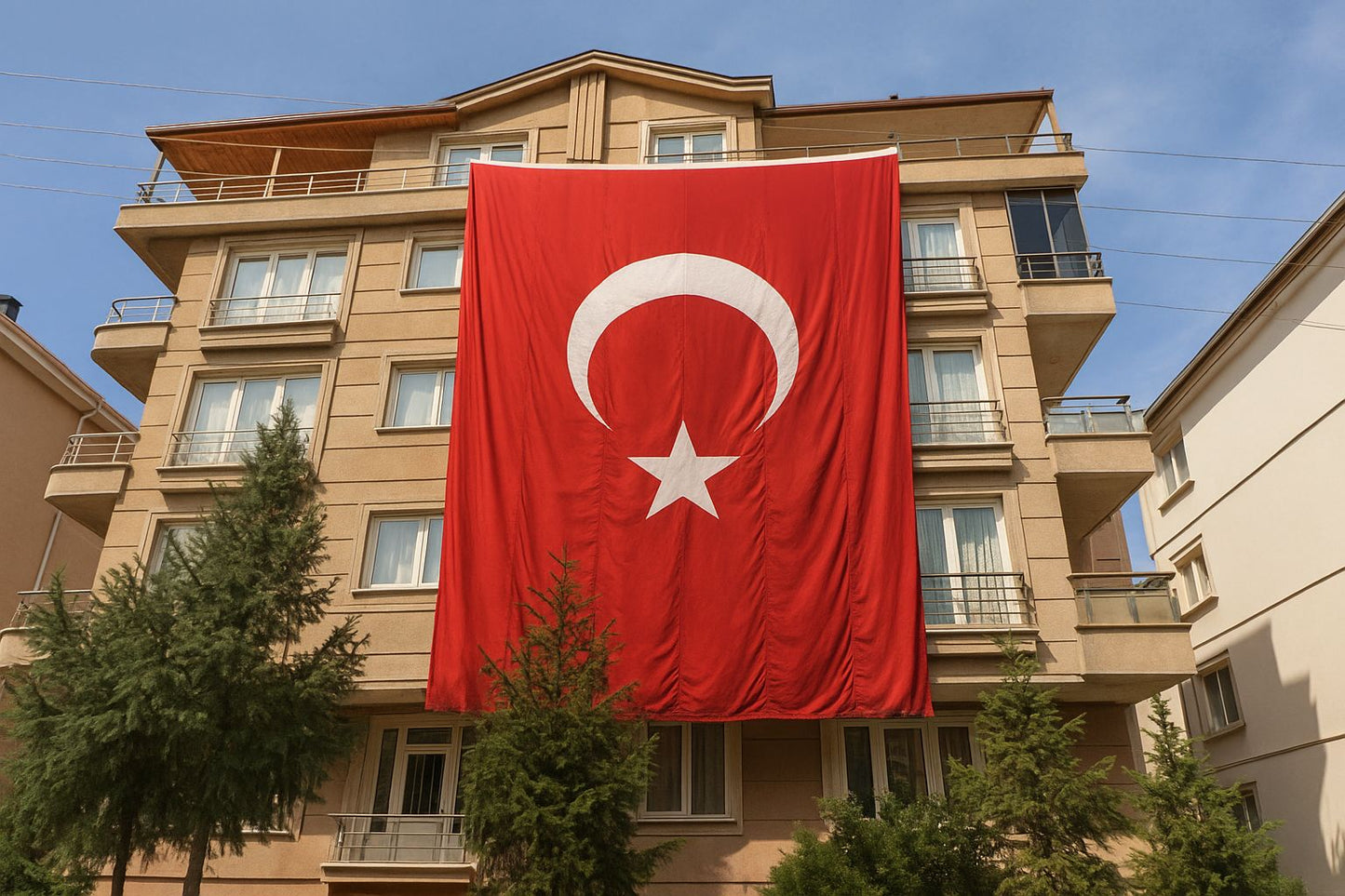 Türk Bayrağı – 600x900 cm (RAŞEL KUMAŞ)